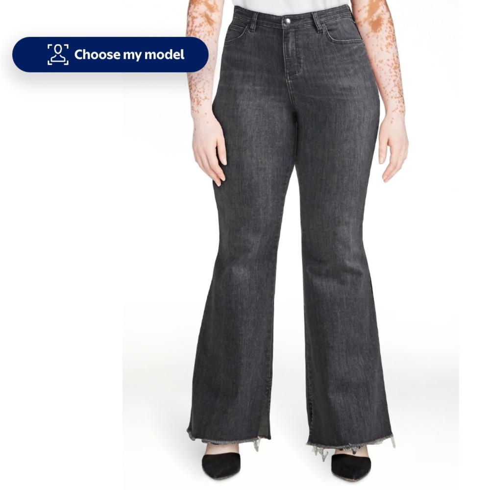 Lee Flare Jean color washed black
